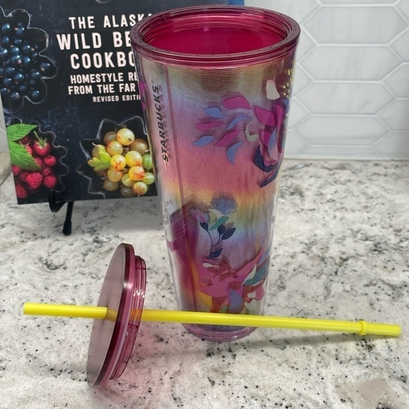 Starbucks Target 2024 Spring Iridescent
Exotic Plants Holographic Cold Cup. NWT - Picture 8 of 9
